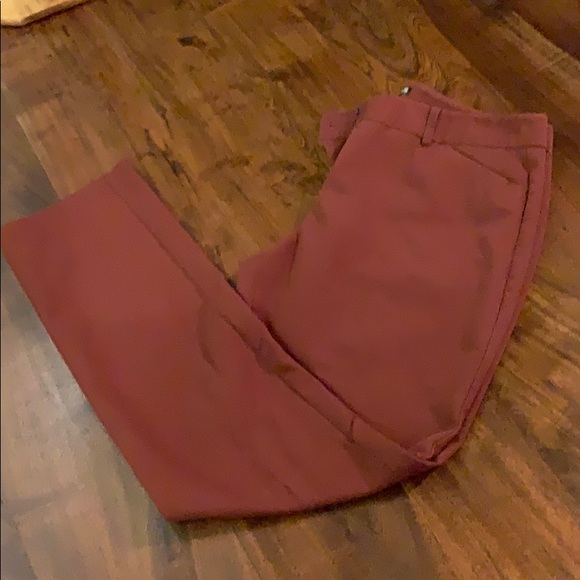 Express editor pants - rust color - Picture 1 of 4